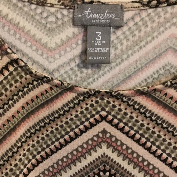 Chico’s Travelers Top Blouse - Size 3, XL - Picture 2 of 6